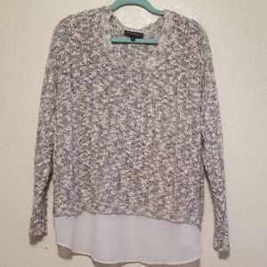 Sweater Tunic Gray Lane Bryant